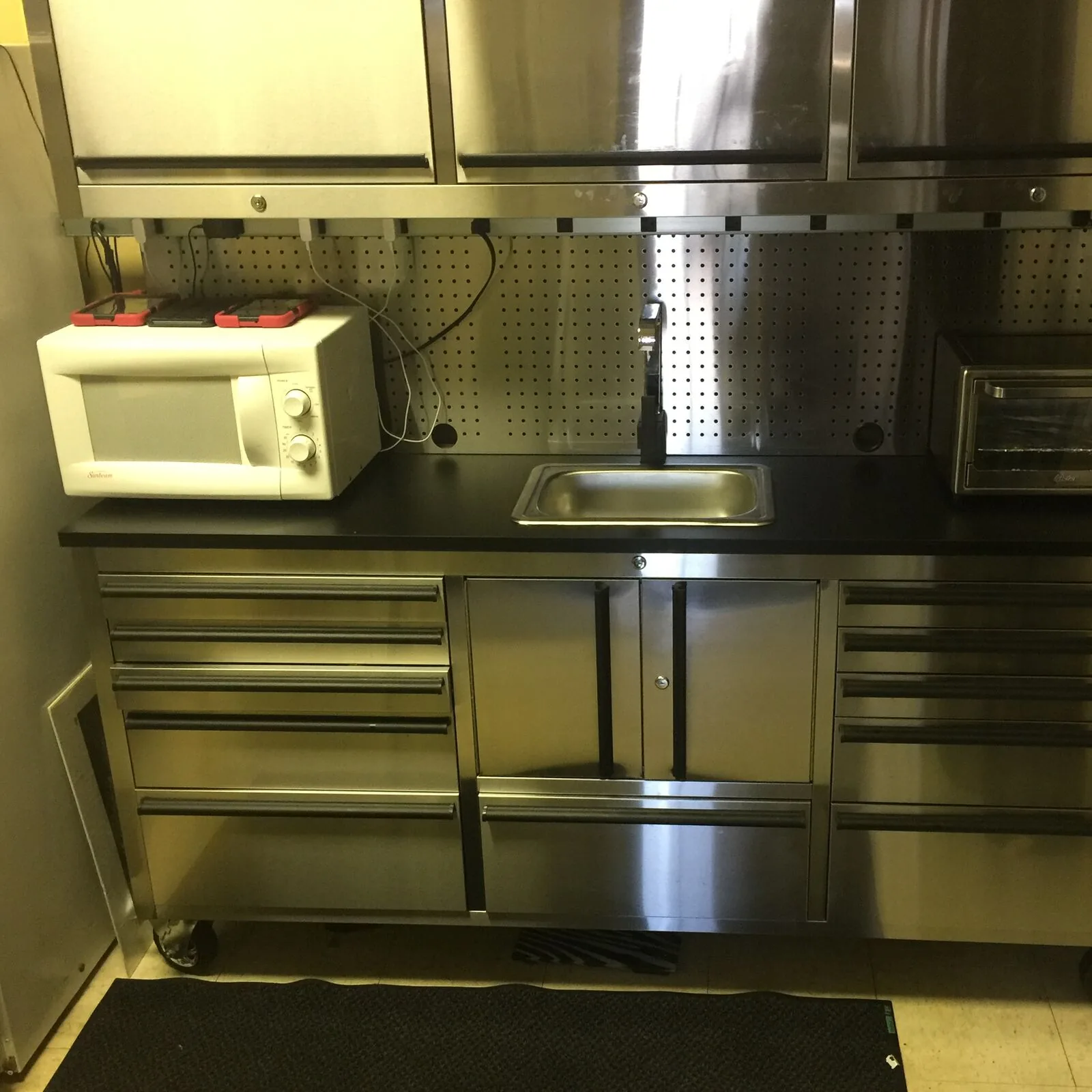 Ambulance interior cabinets during fleet vehicle service in West Columbia, SC