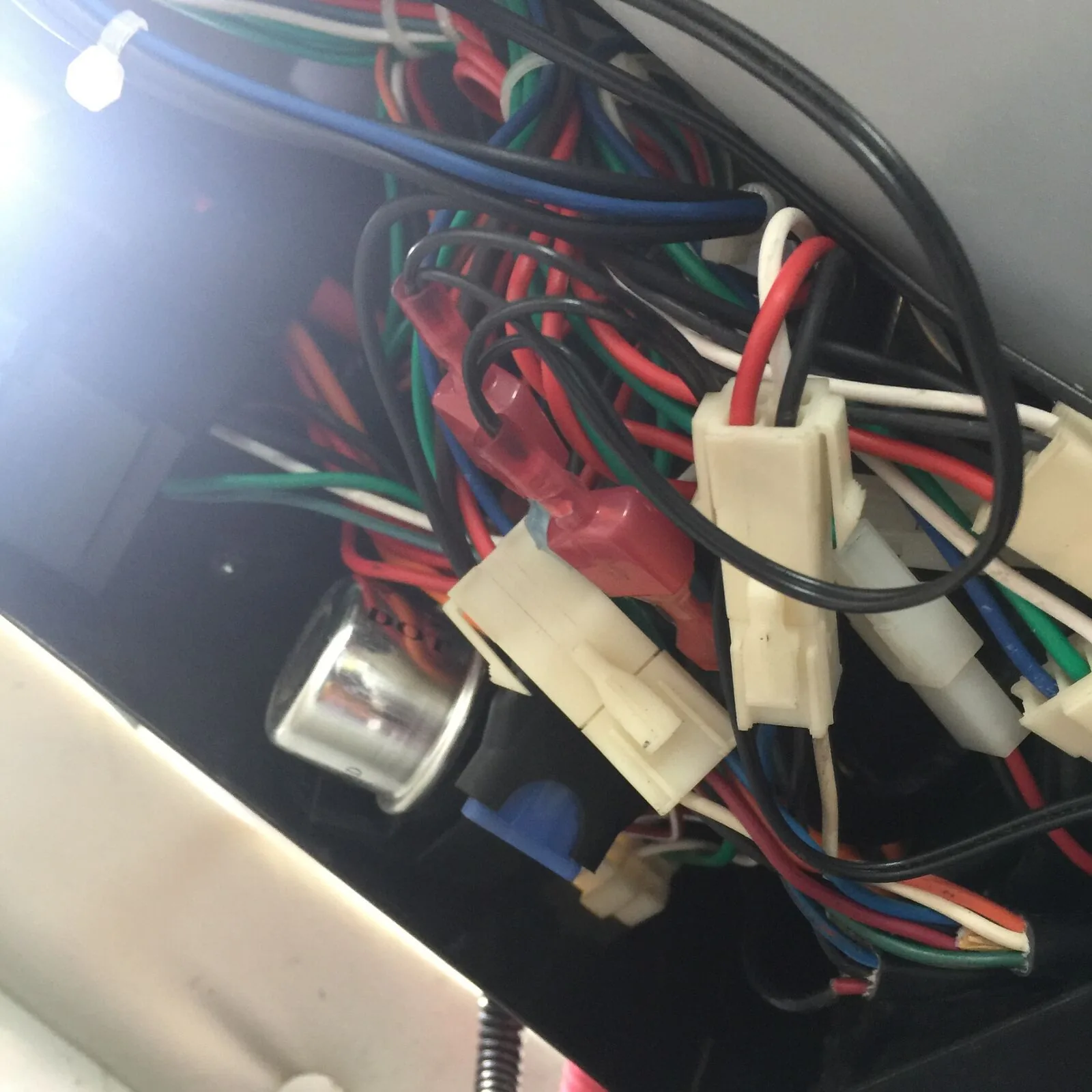 Vehicle wiring harness during electrical system repair in West Columbia, SC